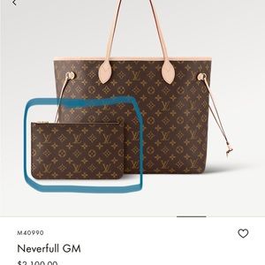 Louis Vuitton Wristlet ONLY